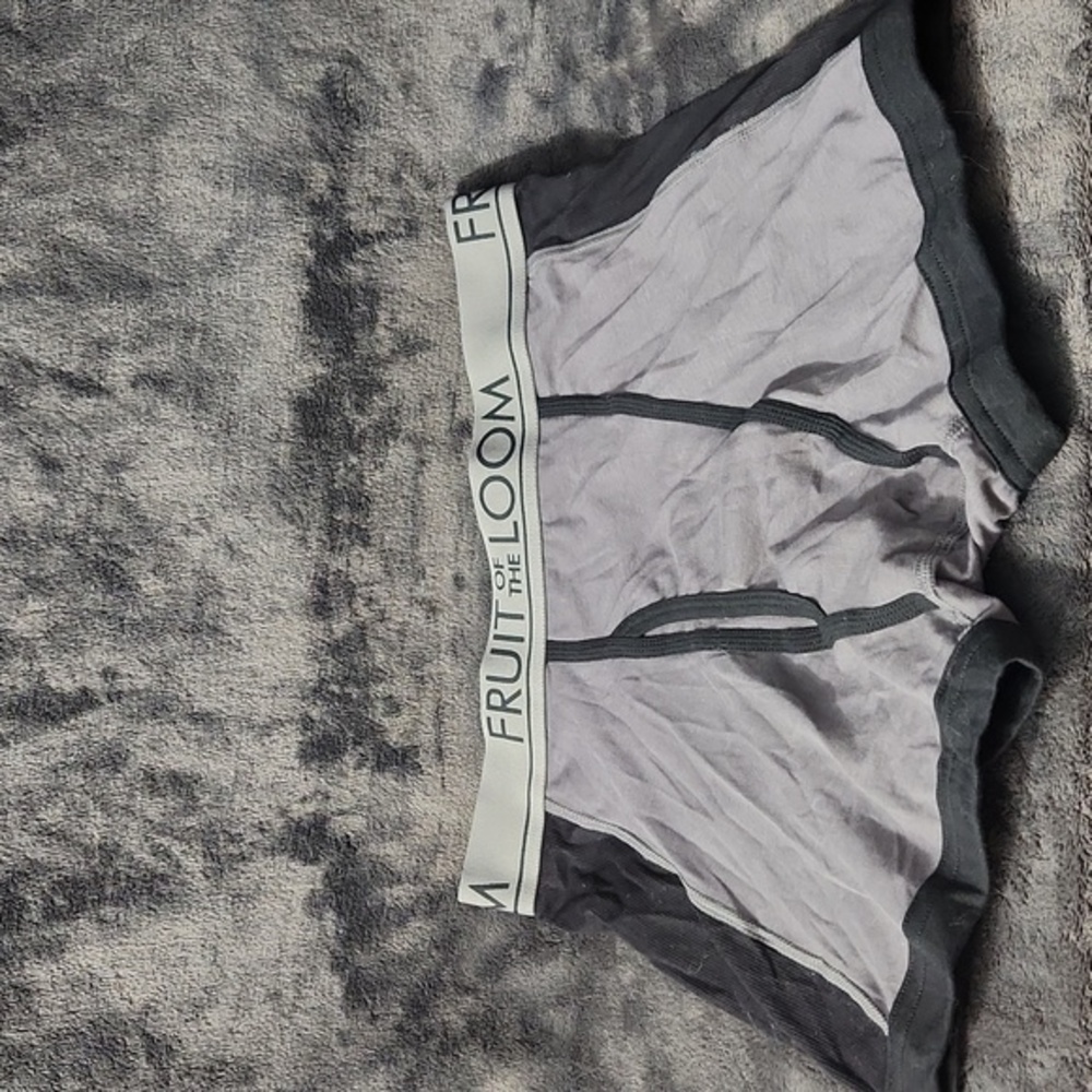 Fruit of the loom  Grey & Black Large Boxer Briefs